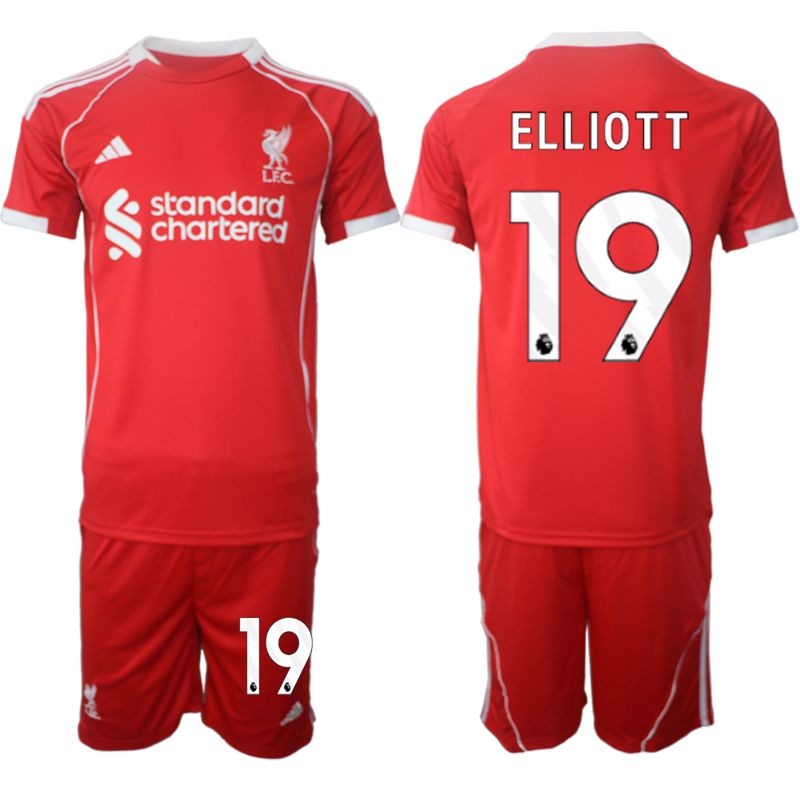 Men 2025-2026 Season Club Liverpool home red 19 Soccer Jersey